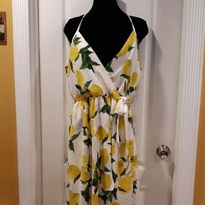 Lemon Print Sundress
